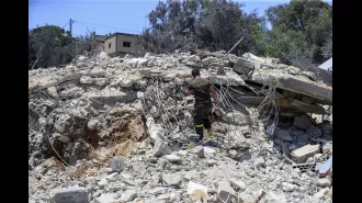 Possible paraphrase:
The looming Middle East conflict that nobody desires may finally ignite.