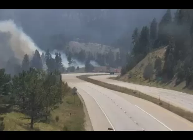 Highway 285 in Jefferson County, previously closed due to the Twin Forks fire, has been reopened while firefighters continue to battle the blaze.