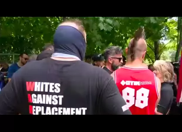 White nationalists use racial slurs towards black boys in Nashville, prompting local officials to demand action.