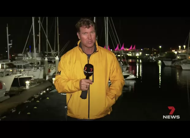 Fired TV weatherman stuns with final on-air tirade against network.