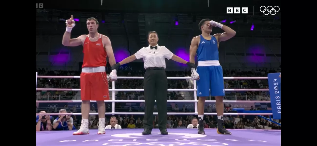 British boxer crushed by loss and speaks out about the unfairness of the Olympics match.