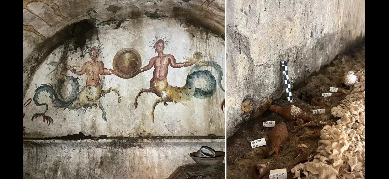 Ancient mummies discovered in intact tomb by archaeologists after 2,000 years.