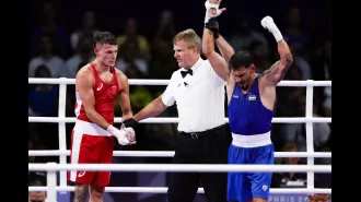 Boxer at Olympics feels devastated after unexpected defeat, expresses feelings of failure and remorse.