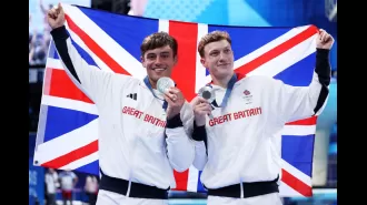 Tom Daley gifts risque present to Noah Williams, his new diving partner at Olympics.
