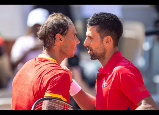 Nadal gets angry with reporter after losing to Djokovic in Paris Olympics.