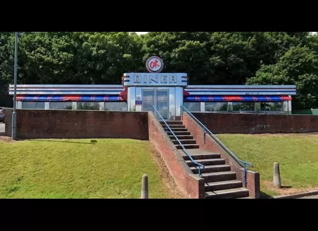 Customers are upset after paying £265 for four breakfasts at a roadside diner.