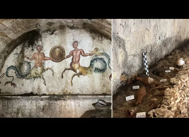 Ancient mummies discovered in intact tomb by archaeologists after 2,000 years.