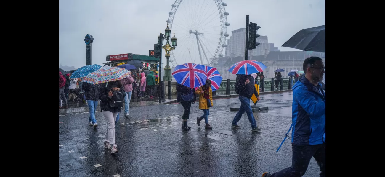 UK's heatwave to finally break as thunderstorms and floods loom.