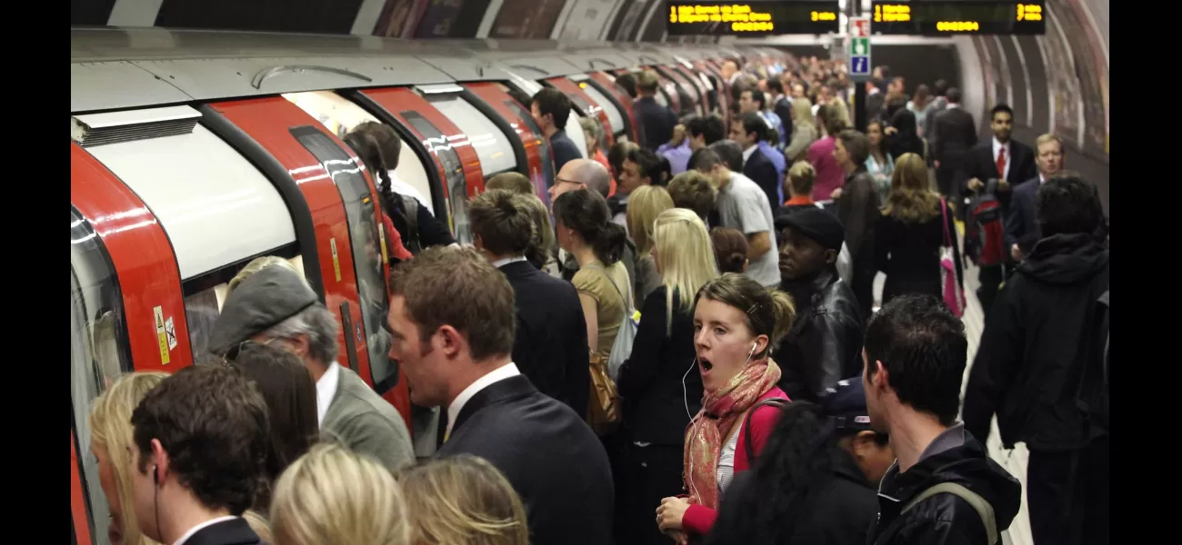 London traffic chaos due to suspended Tube lines during rush hour.