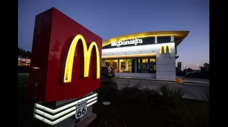 McDonald's global sales drop for the first time in years due to unknown causes.