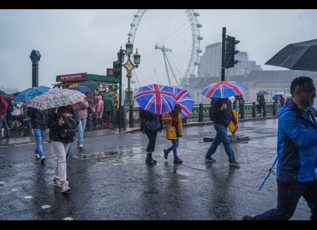 UK's heatwave to finally break as thunderstorms and floods loom.