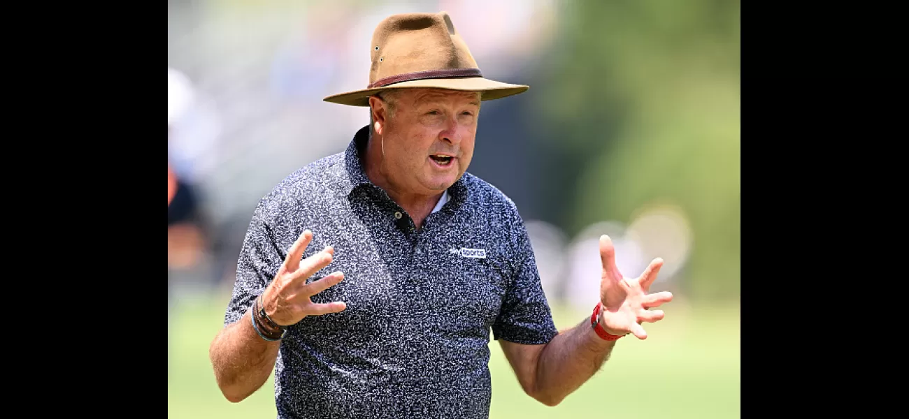 Golf commentator scolded for making sexist comment during live TV coverage, according to Sky Sports.