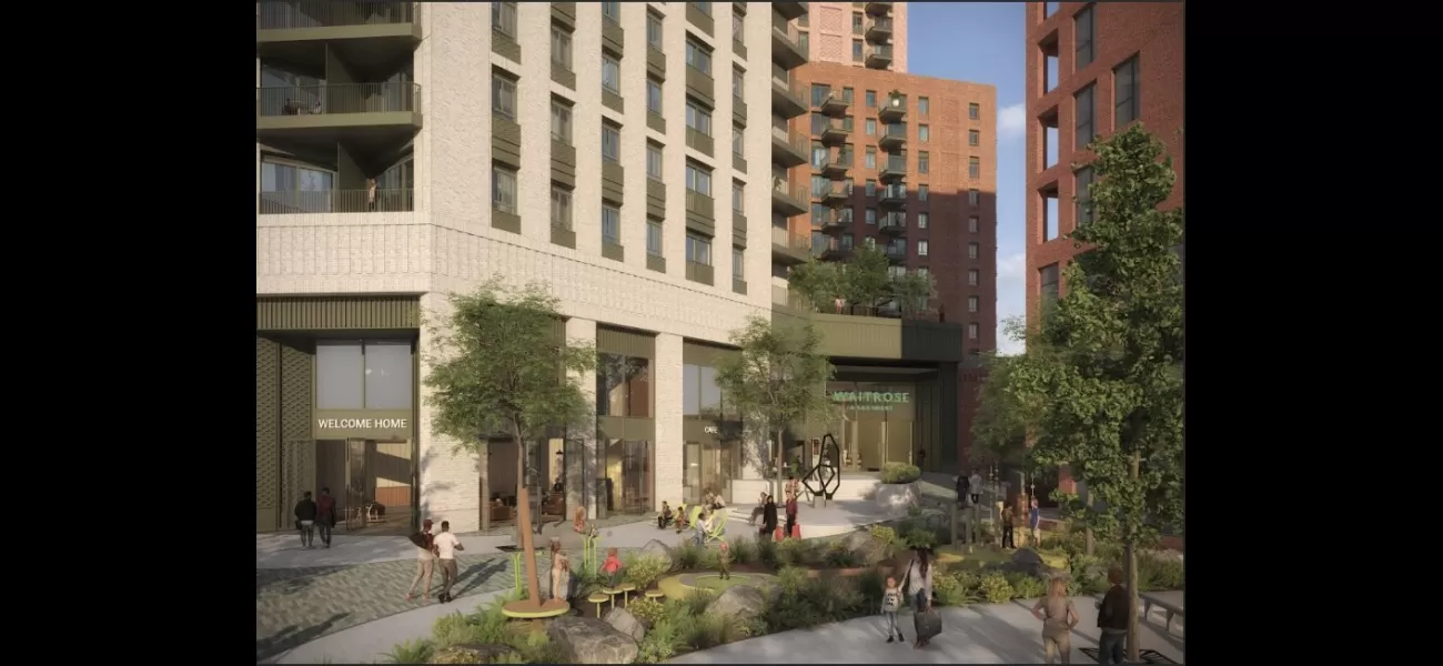 A well-known grocery store is constructing 353 apartments in London, but only a small portion will be priced as affordable housing.