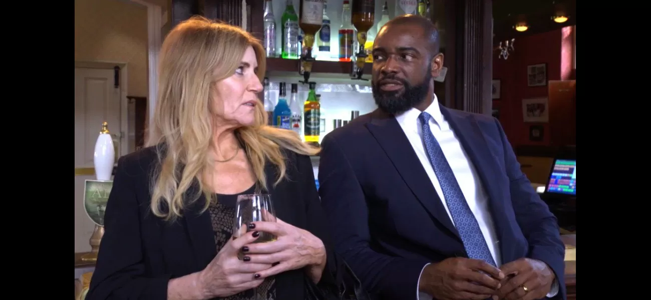 Cindy incites Junior's envy by getting close to another resident of EastEnders.