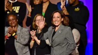 Kamala Harris is having a rally in Atlanta to gain support from a key state in the upcoming election.