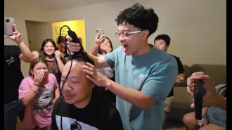 Streamer gives family £5,800 to support cancer fight after they cook him a meal.