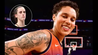 Griner responds to fan saying USA needs Clark to defeat Japan.