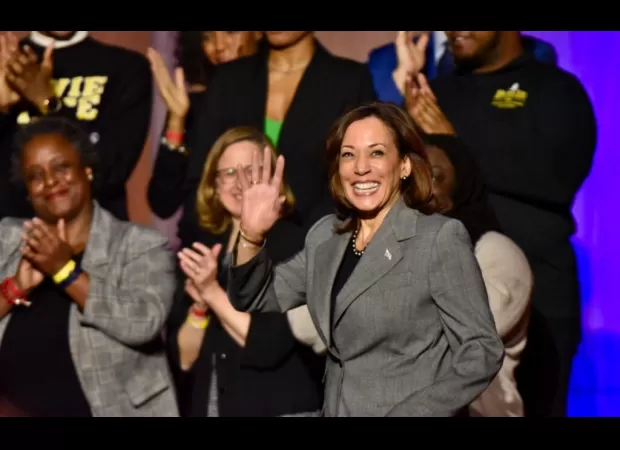 Kamala Harris is having a rally in Atlanta to gain support from a key state in the upcoming election.