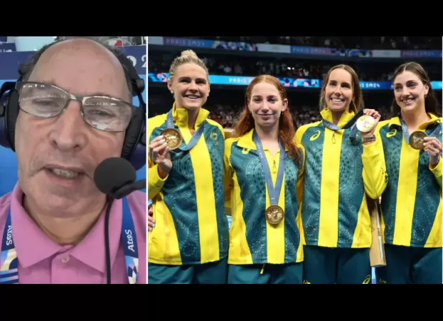 Former Olympic announcer criticizes excessive response to his offensive remarks that led to his firing.