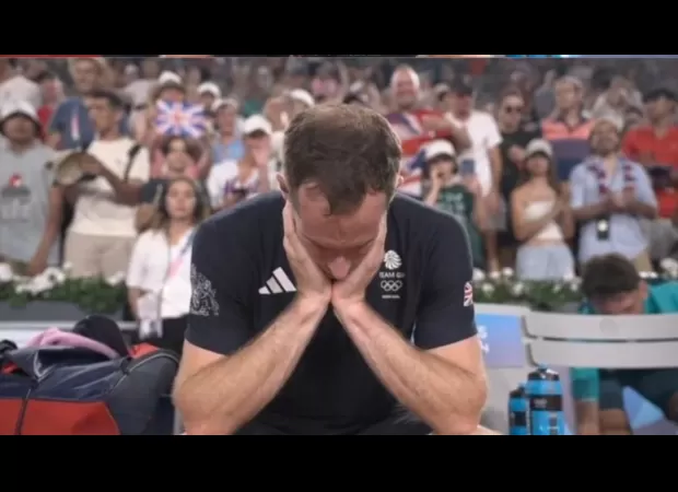 Andy Murray emotionally breaks down after Olympic setback prolongs his retirement.