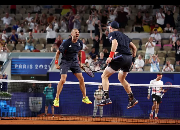 When is Andy Murray's Olympic doubles quarter-final with Dan Evans?