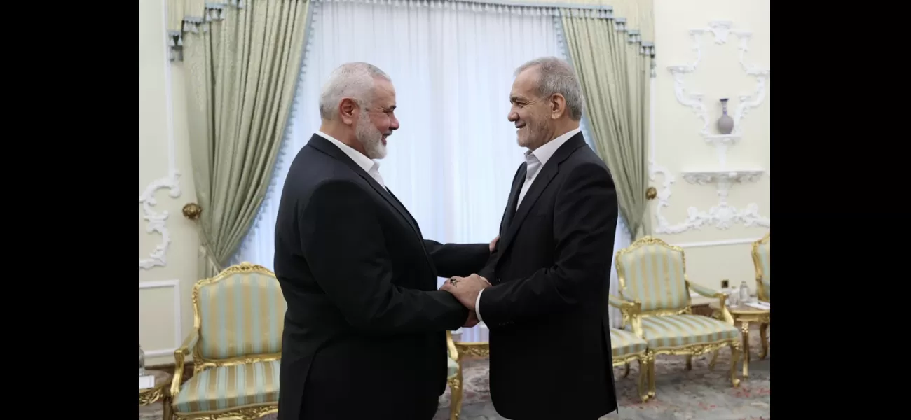 Iran confirms that the leader of Hamas was killed in an assassination in Tehran.
