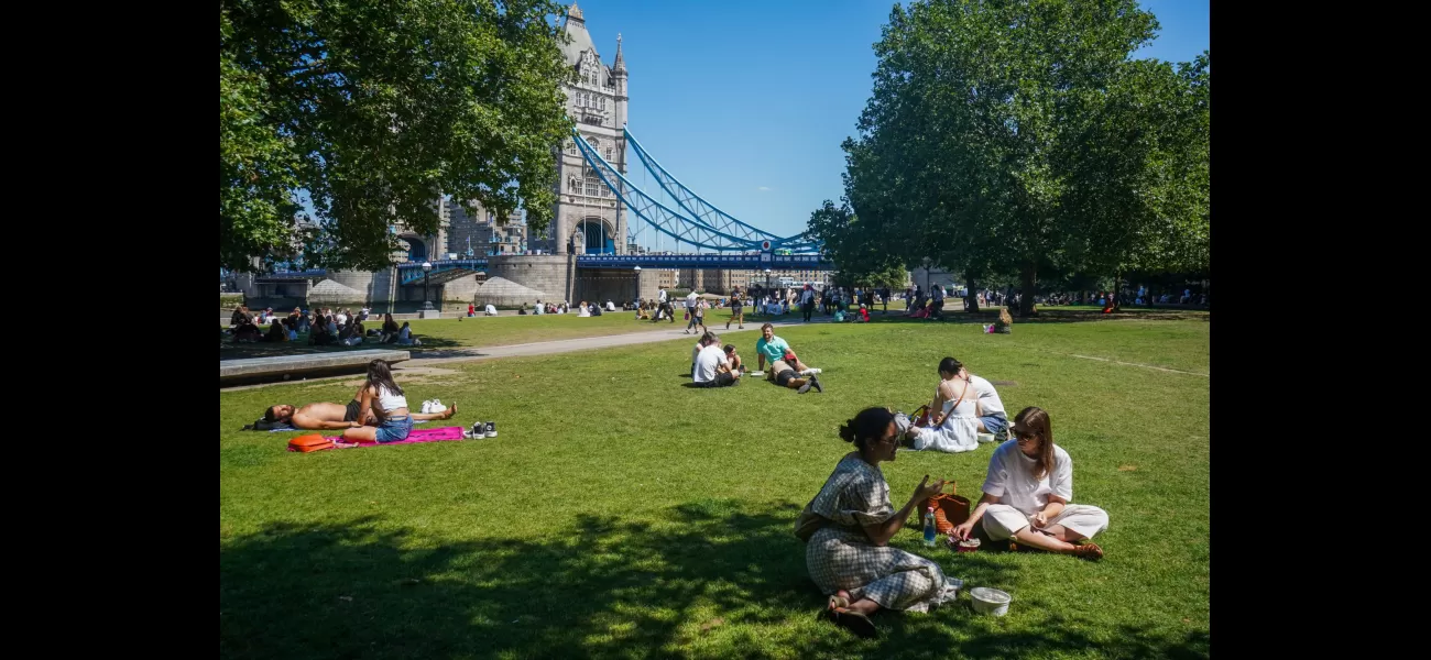 Enjoy the sunshine in the UK while you can, because a storm is on its way and will take over in 24 hours.