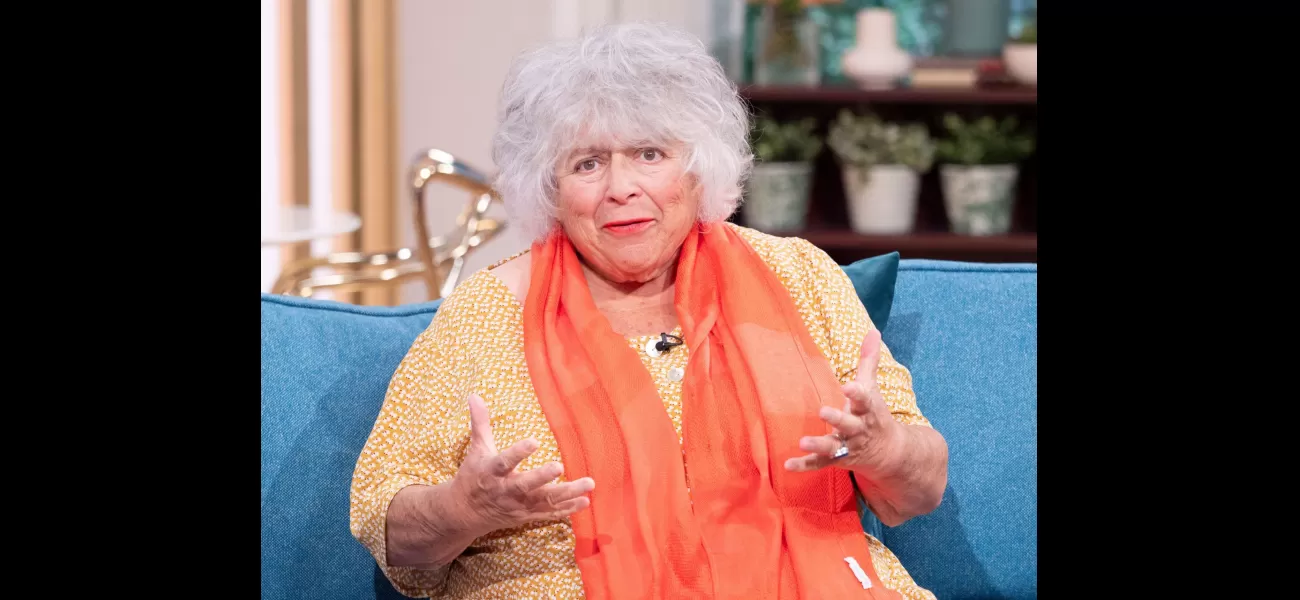 83-year-old actress Miriam Margolyes opens up about her health struggles as a registered disabled person.