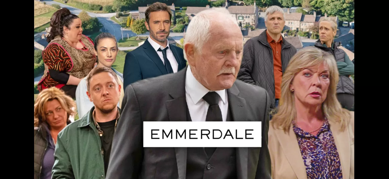 Emmerdale announces departure of two characters and a funeral through 20 photos.