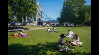 Enjoy the sunshine in the UK while you can, because a storm is on its way and will take over in 24 hours.