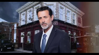 A character in EastEnders is filled with anger and fear when they learn of a plot to kill them by Suki and Vinny.