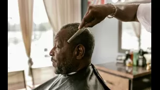 Barbers in Atlanta provide haircuts to the homeless population.
