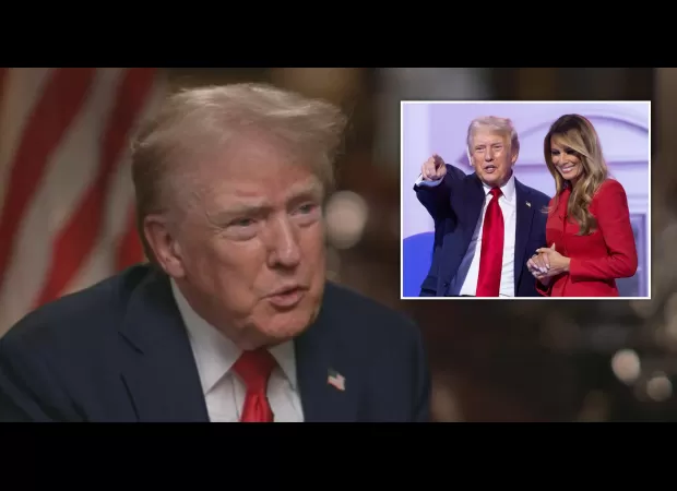 Trump says Melania responded positively after bullet grazed him, showing she has affection for him.