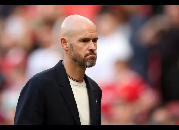 A photo of a Man Utd player on crutches and wearing a protective boot sparks concern about their injury.