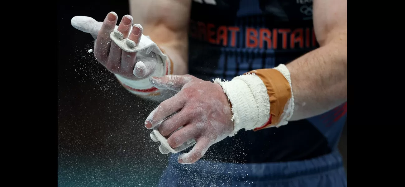 Gymnasts at the Olympics use chalk for better grip.