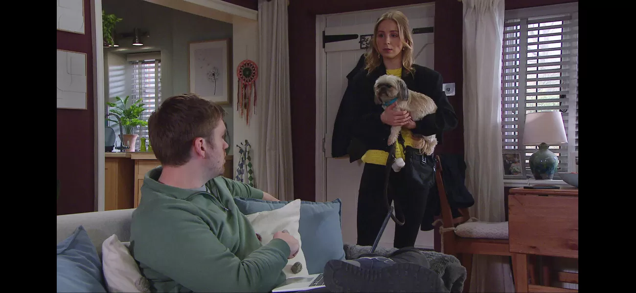 Belle leaves Emmerdale abruptly after confrontation with angry Tom.