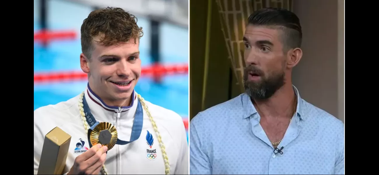 Phelps praises Marchand's two Olympic gold medals in Paris as a historic achievement.