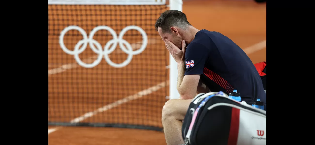 A British celebrity criticizes Andy Murray for his actions at the Paris Olympics, calling him a 