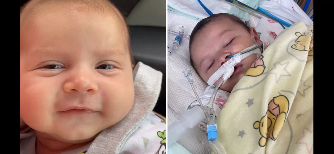 Baby injured in parking lot while parents were buying formula.