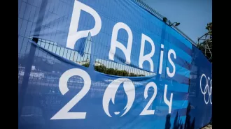 Paris Olympics location cleared for safety reasons, spectators urged to leave.