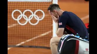 A British celebrity criticizes Andy Murray for his actions at the Paris Olympics, calling him a 