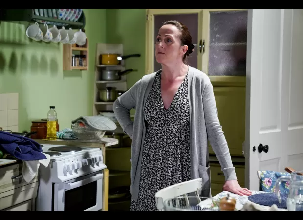 Sonia from EastEnders asks police for help with murderer Reiss, but doesn't receive satisfactory advice.