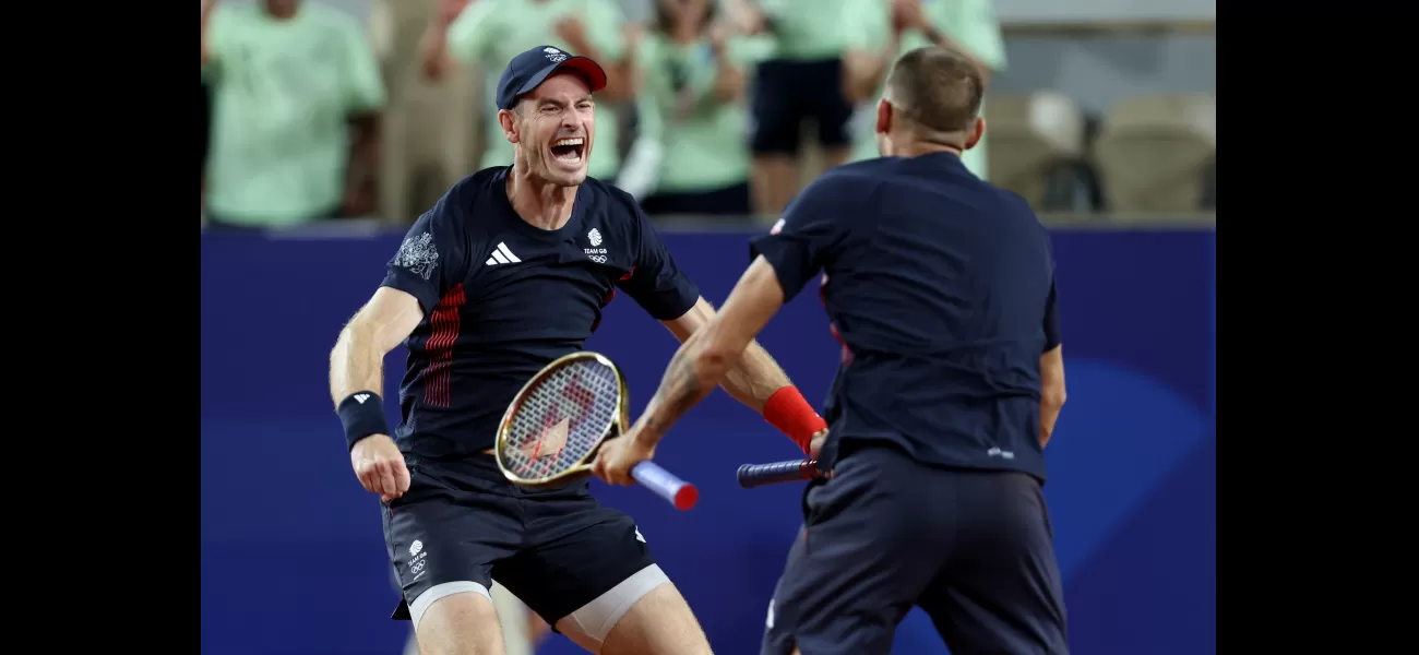 When is Andy Murray's Olympic quarter-final for doubles?