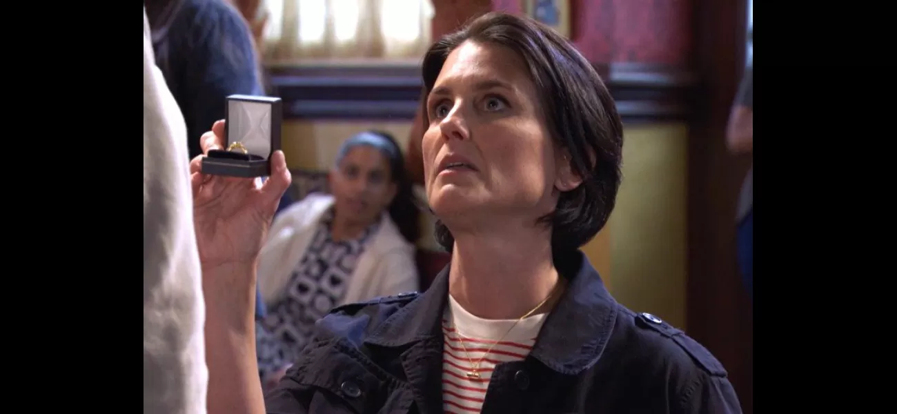 EastEnders character proposes, but things don't go as planned.