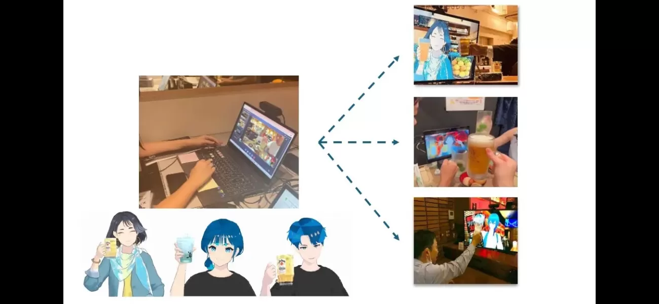 Tokyo pub now has human-controlled anime avatar waitresses serving customers.
