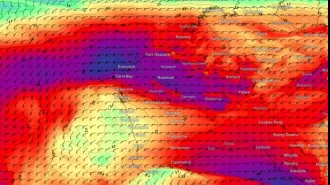 Two states will endure a five-day period of heavy precipitation as temperatures continue to drop.