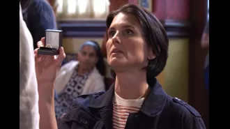EastEnders character proposes, but things don't go as planned.