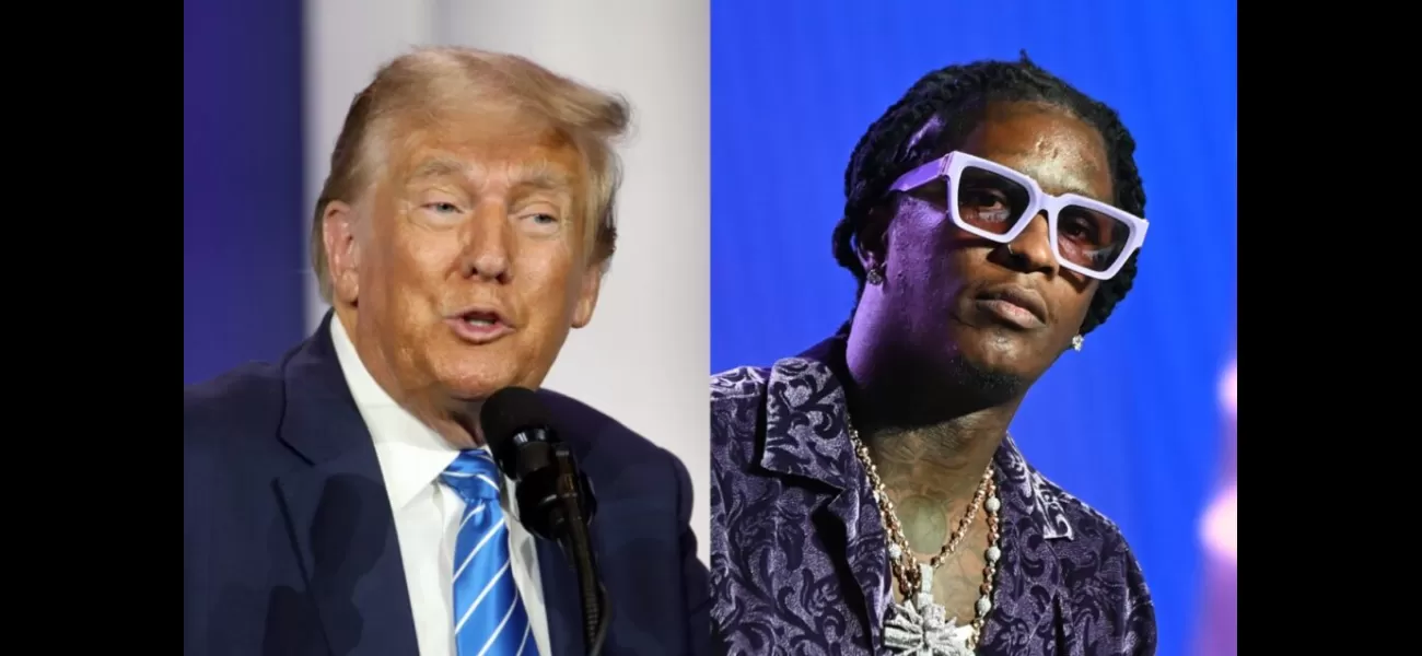 Trump defends Young Thug, says rapper deserves fair treatment.