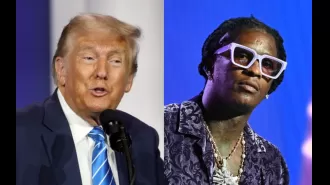 Trump defends Young Thug, says rapper deserves fair treatment.