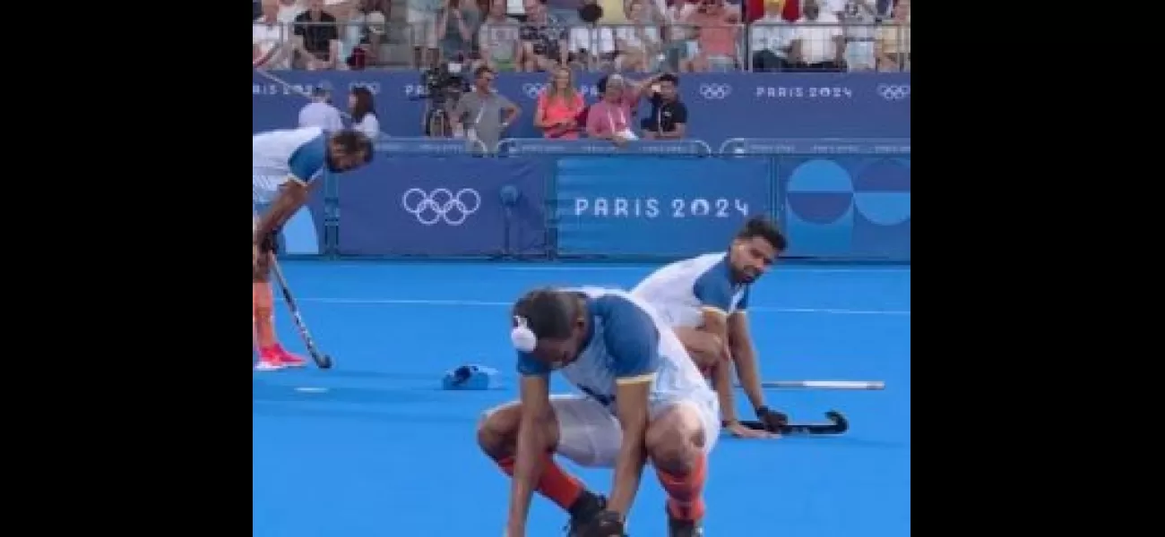 India falls 2-3 to Germany in Olympic men's hockey semifinal.